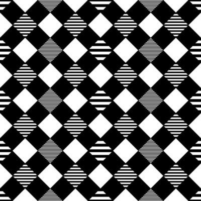 Diamond Shaped Checkered Pattern Seamless Abstract Background