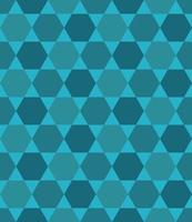 Seamless Triangle Hexagon Shape Background Pattern Blue Green vector