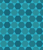 Seamless Triangle Hexagon Shape Background Pattern Blue Green vector