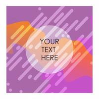 Colorful background with typography vector