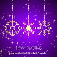 Merry Christmas creative design with pink background vector