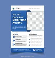 Modern Corporate Flyer Design vector