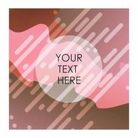 Colorful background with typography vector