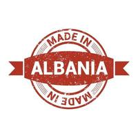 Albania stamp design vector