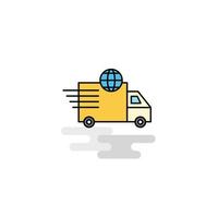 Flat Transport Icon Vector