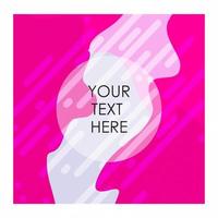 Colorful background with typography vector