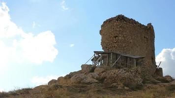 Ruins of a castle video