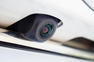 car rear view camera close up for parking assistance photo