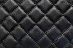 Luxury black leather texture background photo