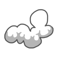 White Cloud Illustration png