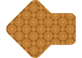 conception d'enveloppe avec thème de motif de mandala png