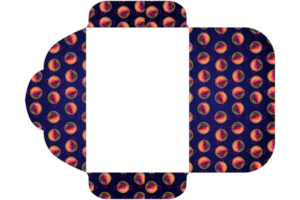 Envelope Design with the Theme of Planets in Outer Space png