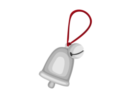 Silver Colored Bell Illustration png