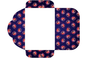Envelope Design with the Theme of Planets in Outer Space png