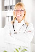 Smiling Young Woman Doctor photo