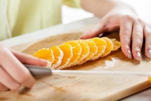 Slicing Orange view photo