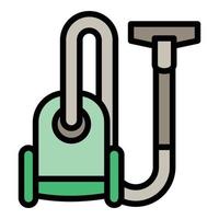 Classic vacuum cleaner icon, outline style vector