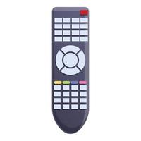 Multiview tv remote control icon, cartoon style vector