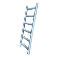 Ladder icon, cartoon style vector