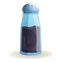 Pepper bottle con, cartoon style vector