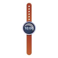 Travel handwatch icon, cartoon style vector