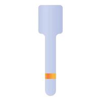 Cuticle pusher icon, cartoon style vector