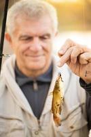 Fisherman close up photo