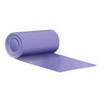 Fitness yoga mat icon, cartoon style vector