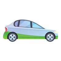 Hybrid vehicle icon, cartoon style vector