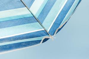 Parasol on beach photo