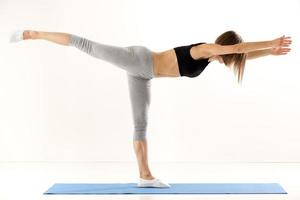 chica ejercicio yoga foto
