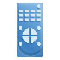 Remote control icon, cartoon style vector