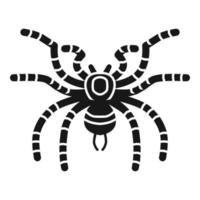 icono de araña tarántula, estilo simple vector