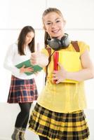 Happy Female student photo