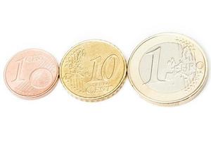 Euro Coins view photo