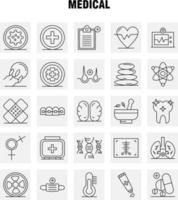 Medical Line Icons Set For Infographics Mobile UXUI Kit And Print Design Include Hospital Medical Scanner Statistic Stone Spa Health Mask Eps 10 Vector