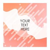 Colorful background with typography vector