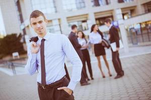 Young Businessman view photo