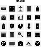 Finance Solid Glyph Icons Set For Infographics Mobile UXUI Kit And Print Design Include Dollar Coin Money Flower Sale Cloud Discount Sale Collection Modern Infographic Logo and Pictogram vector