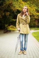 Young woman in the park photo