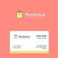 Database logo Design with business card template Elegant corporate identity Vector