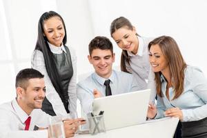 Young Business Team In The Office photo