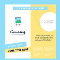 Image Company Brochure Template Vector Busienss Template