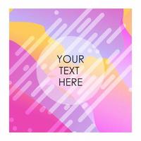 Colorful background with typography design vector