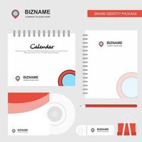 Map navigation Logo Calendar Template CD Cover Diary and USB Brand Stationary Package Design Vector Template