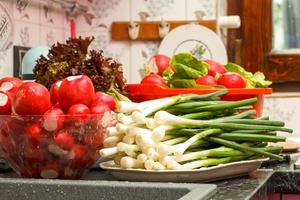 Fresh Vegetables In Kitchen photo