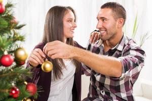 Happy Christmas Couple photo