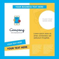 Smartphone Company Brochure Template Vector Busienss Template