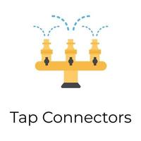 Trendy Tab Connector vector