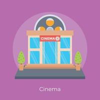 conceptos de cine de moda vector